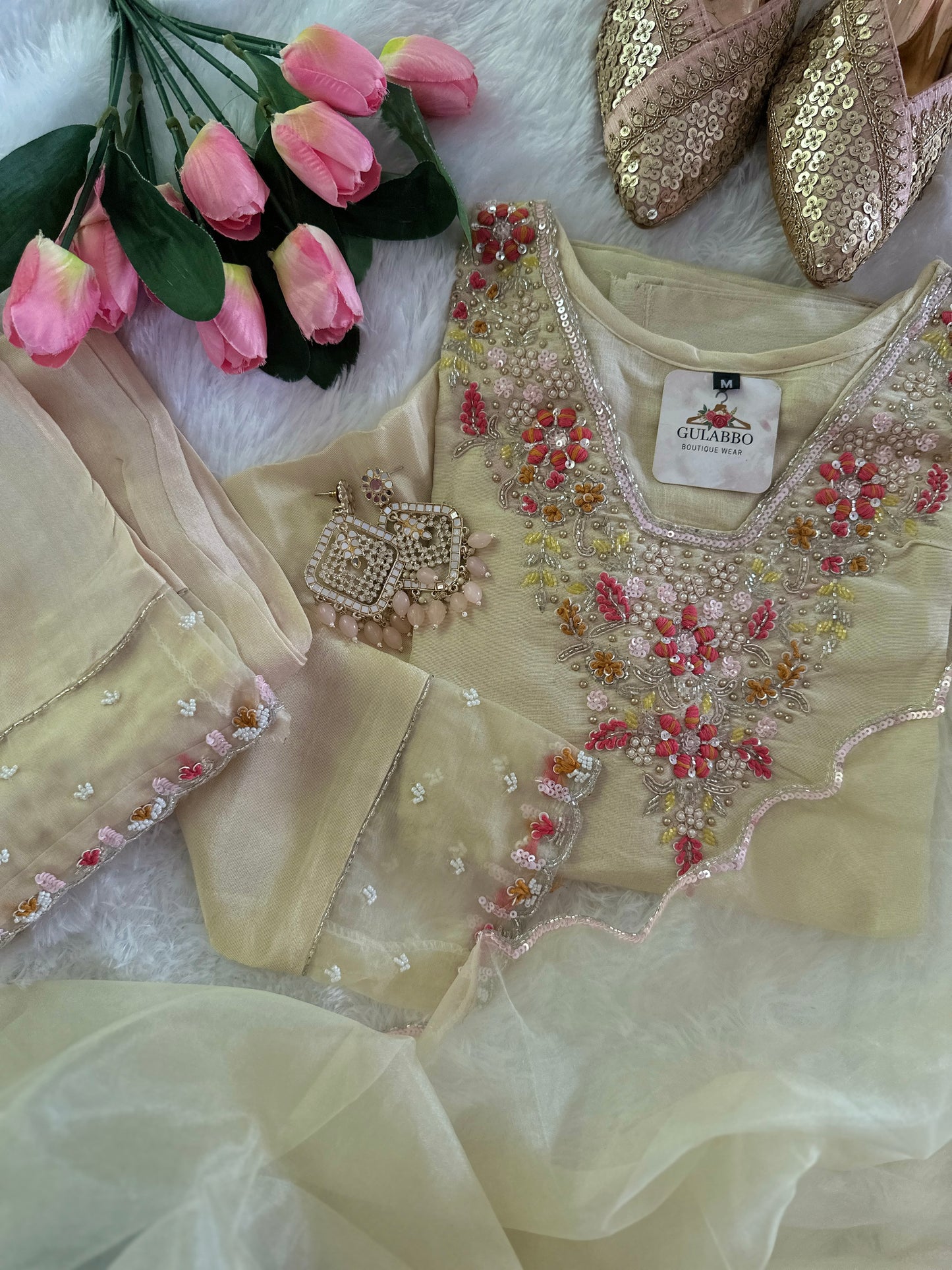 Elegant Embroidered Kurta Set