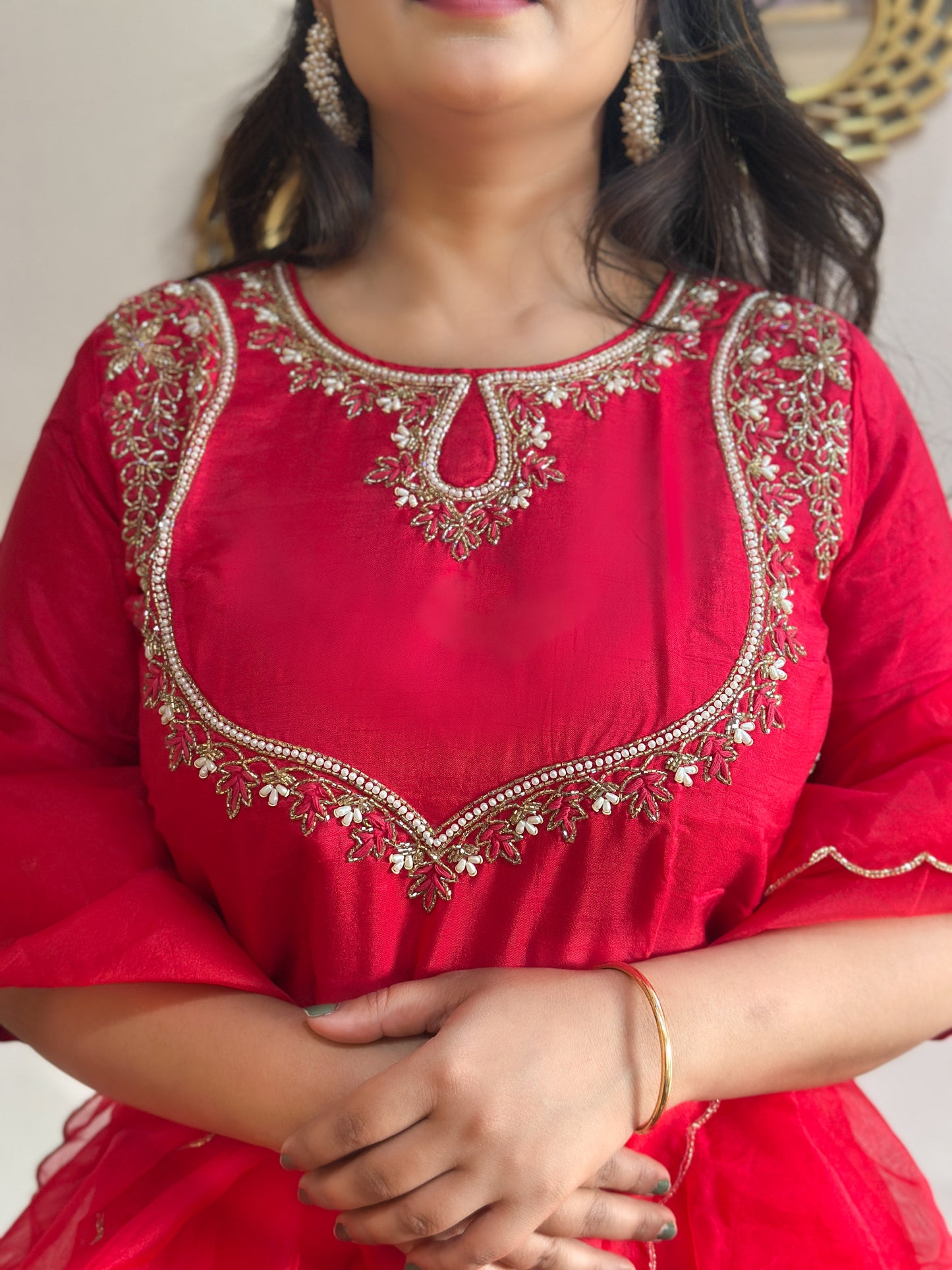 Festive Embroidered kurta set