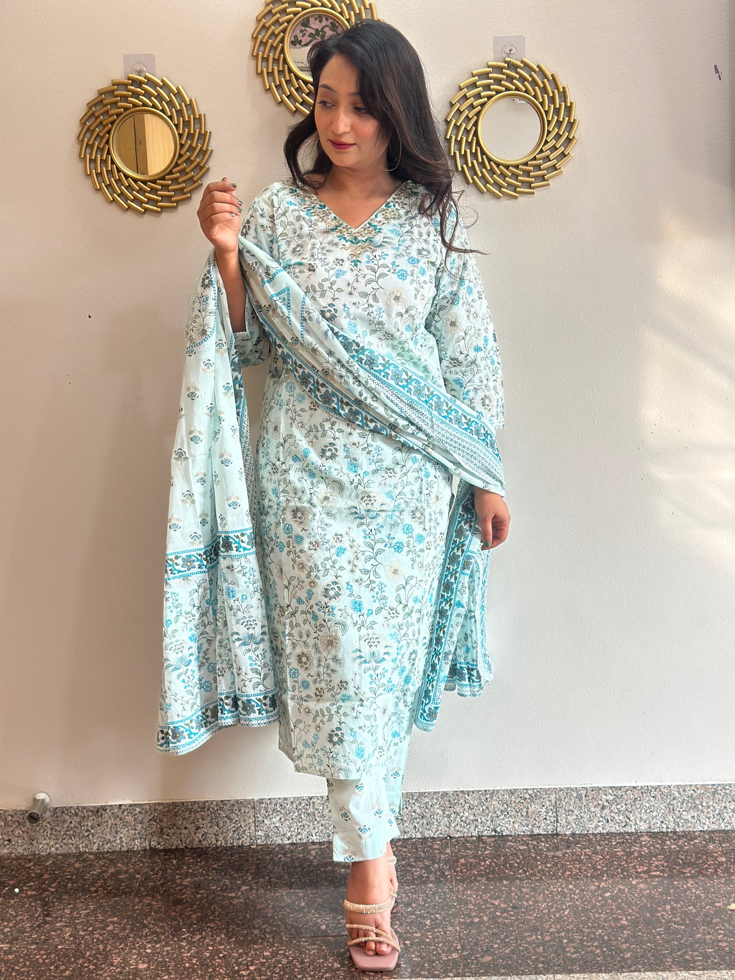 Pure cotton Kurta set