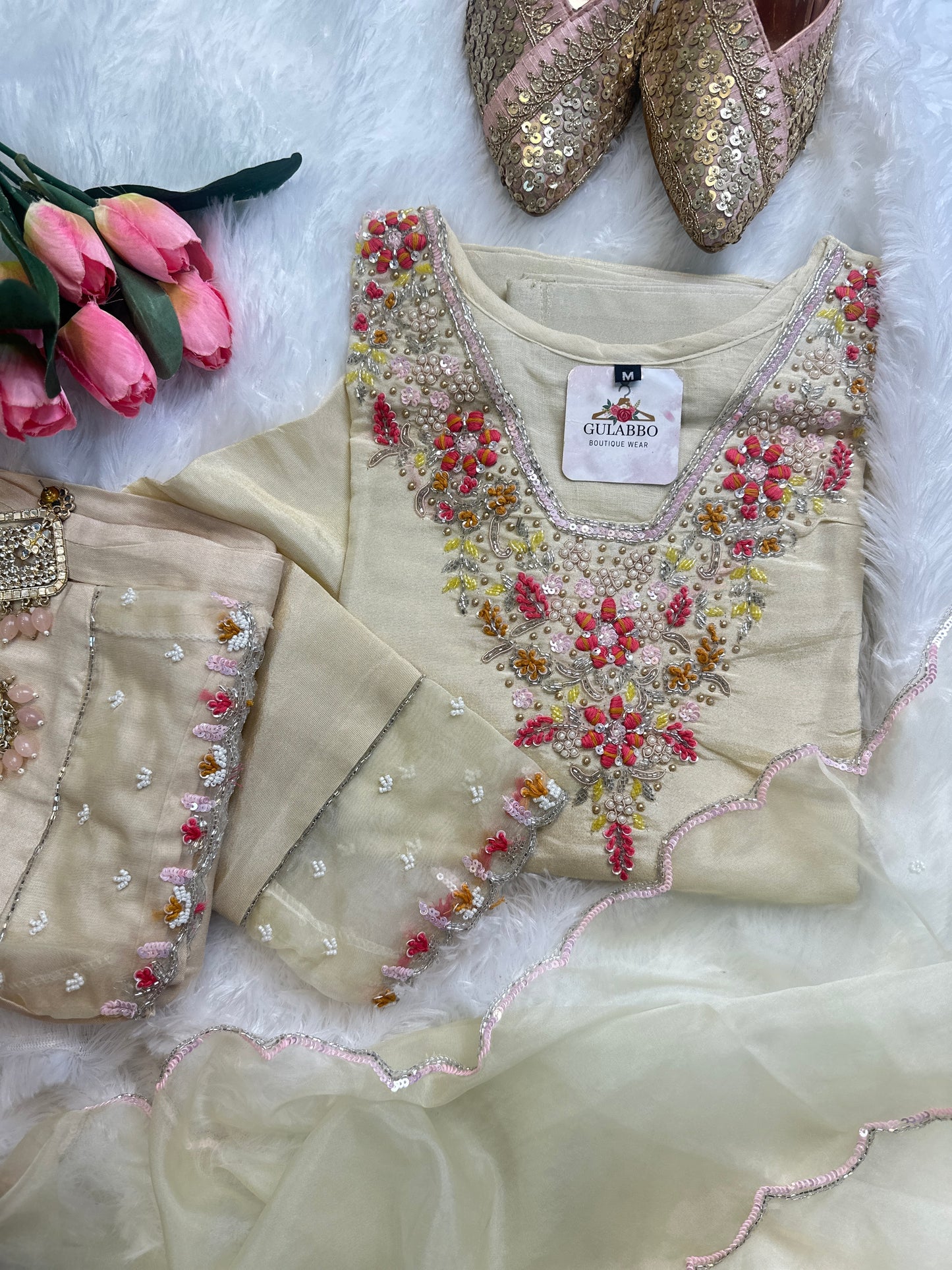 Elegant Embroidered Kurta Set