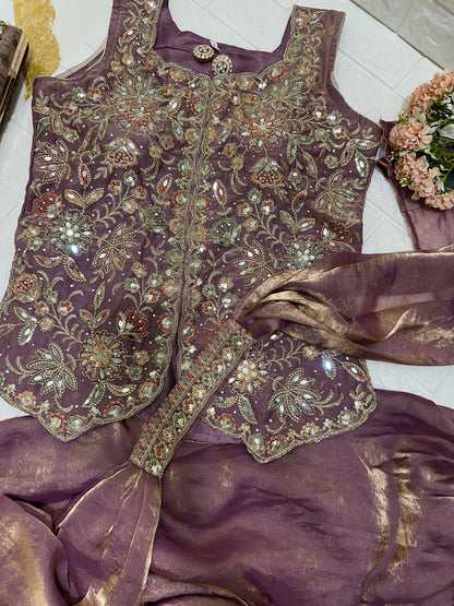 Beautiful And Comfy Embroidered Indo-western