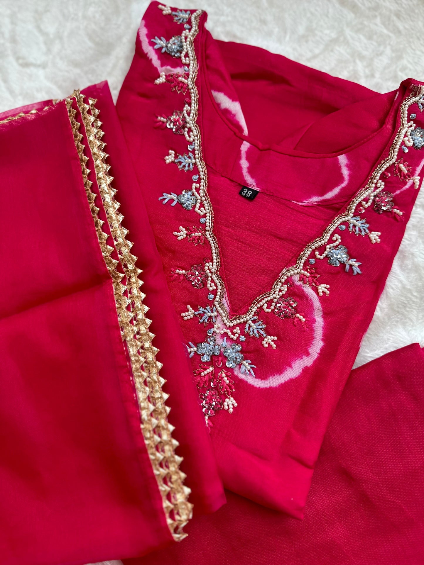 Rani Pink Silk Set