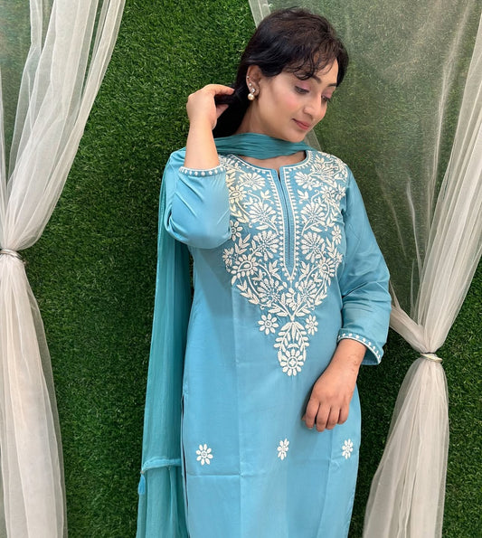 Chikankari Kurta Set