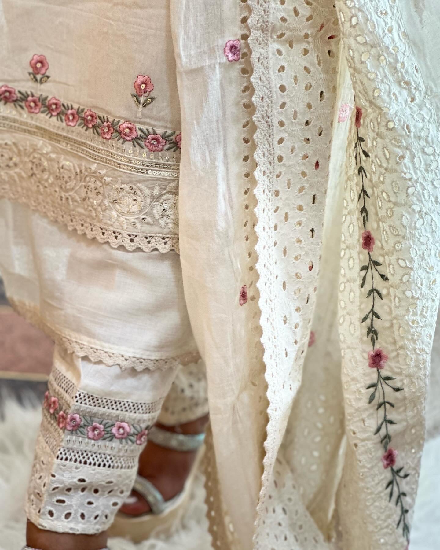 Pure Cotton Embroidered Set