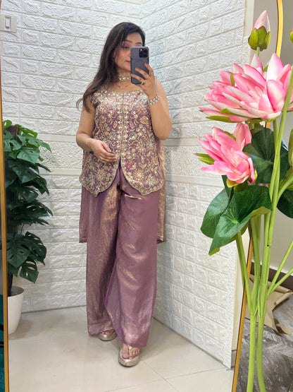 Beautiful And Comfy Embroidered Indo-western