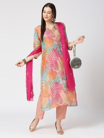 Tissue Silk Kurta Set