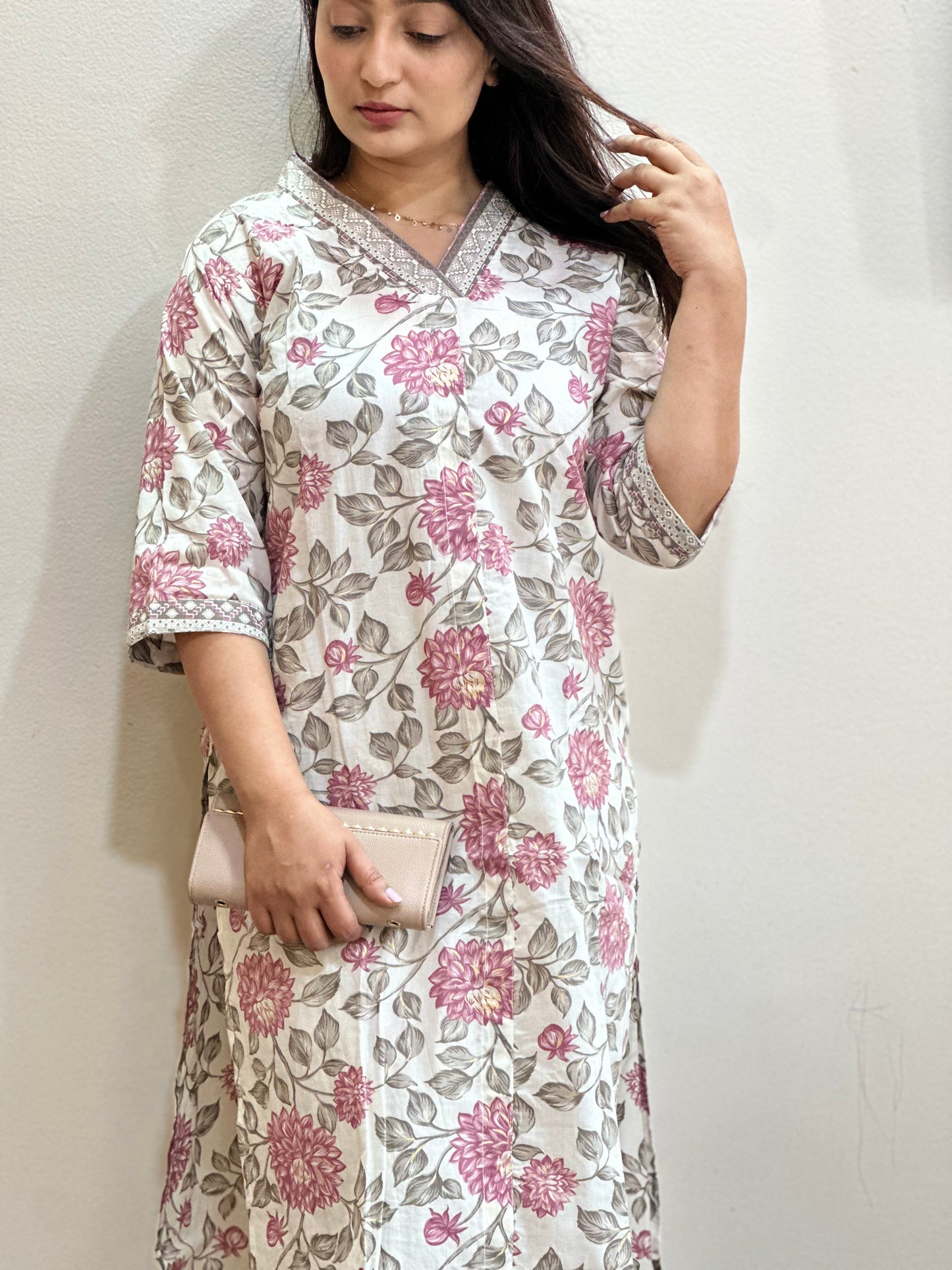 Cotton Kurta Pant Set