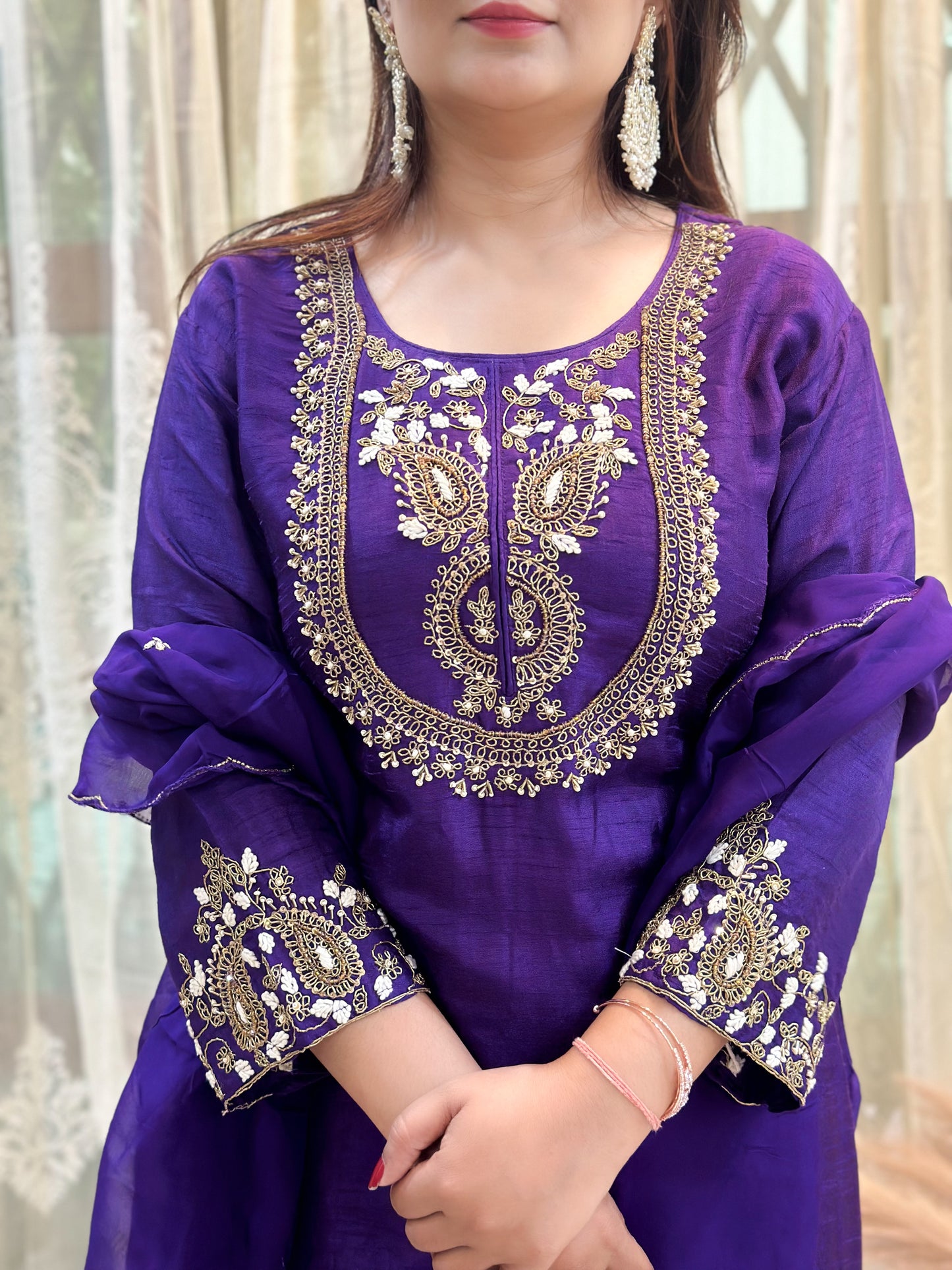 Heavy Embroidered Kurta Set