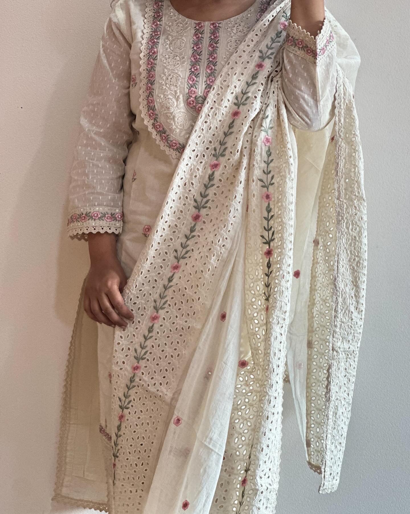 Pure Cotton Embroidered Set