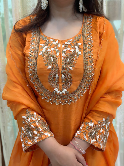 Heavy Embroidered Kurta Set