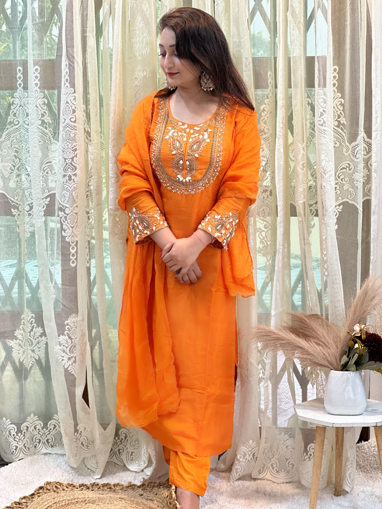 Heavy Embroidered Kurta Set