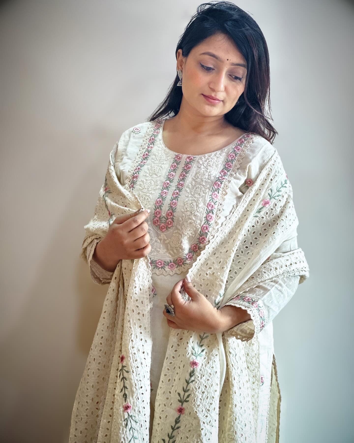 Pure Cotton Embroidered Set