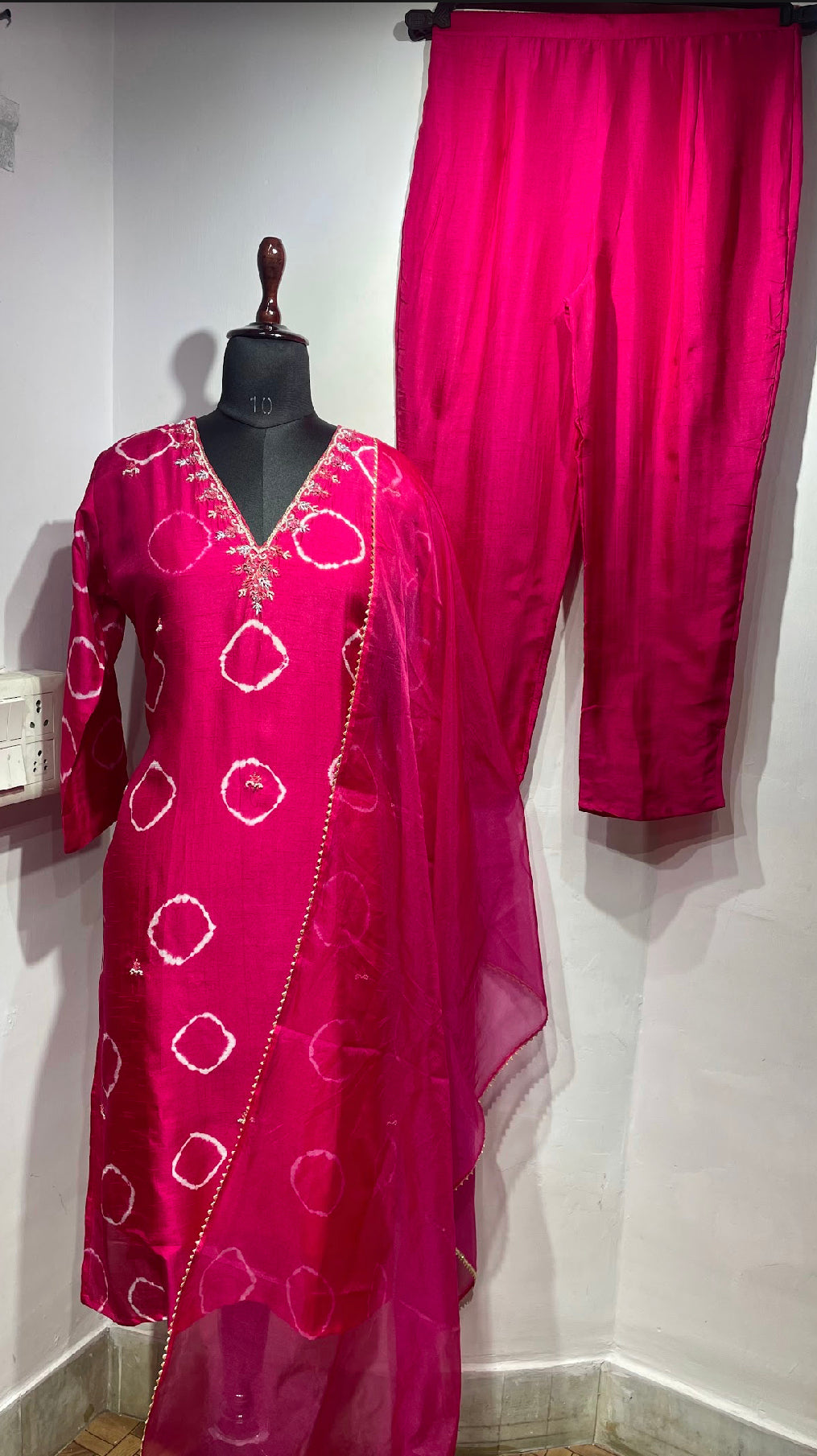 Rani Pink Silk Set